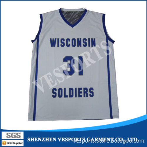 Dye Sublimation Printing Basketball Wear